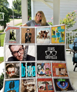 Buy Elvis Costello Quilt Blanket & Quilt Bedding Set