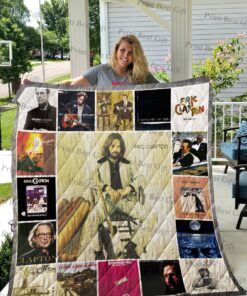 Buy Eric Clapton Albums Cover Poster Quilt Blanket & Quilt Bedding Set