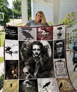 Buy Edgar Allan Poe Quilt Blanket & Quilt Bedding Set 01