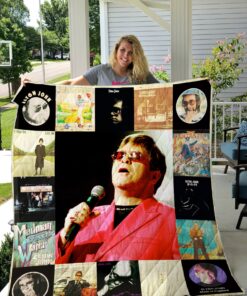 Buy Elton John Quilt Blanket & Quilt Bedding Set For Fans Ver 17