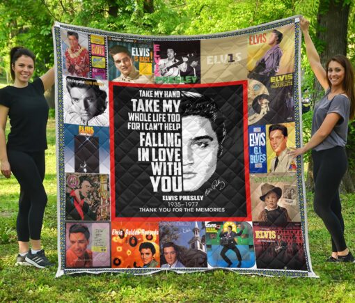 Buy Elvis Presley Anniversary Quilt Blanket & Quilt Bedding Set