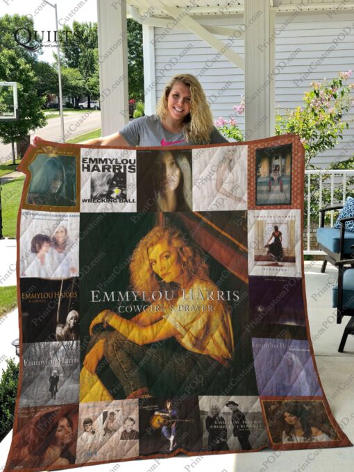 Buy Emmylou Harris Albums Quilt Blanket & Quilt Bedding Set For Fans Ver 17