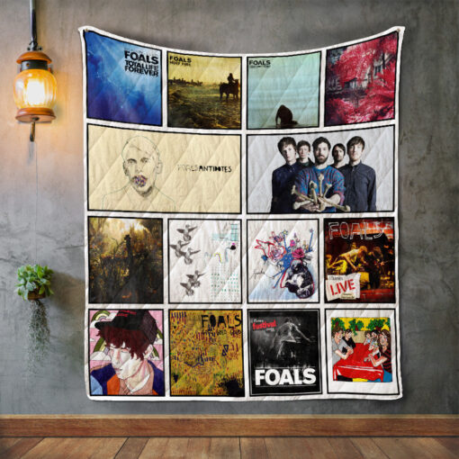 Buy Foals Album Covers Quilt Blanket & Quilt Bedding Set