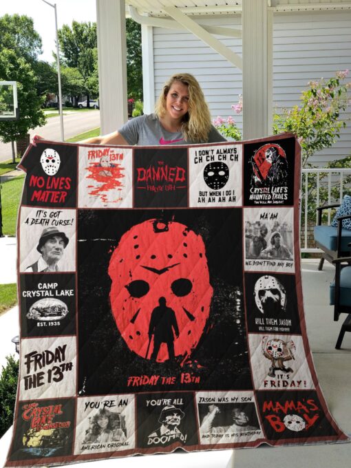 Buy Friday The 13Th Quilt Blanket & Quilt Bedding Set For Fans Ver 17-2