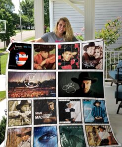 Buy Garth Brooks Albums Quilt Blanket & Quilt Bedding Set 02