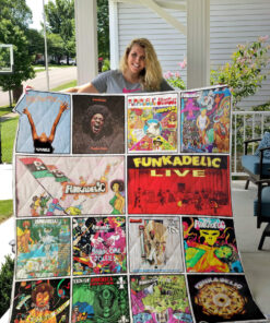 Buy Funkadelic Best Albums Quilt Blanket & Quilt Bedding Set 01