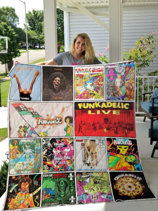 Buy Funkadelic Best Albums Quilt Blanket & Quilt Bedding Set 01