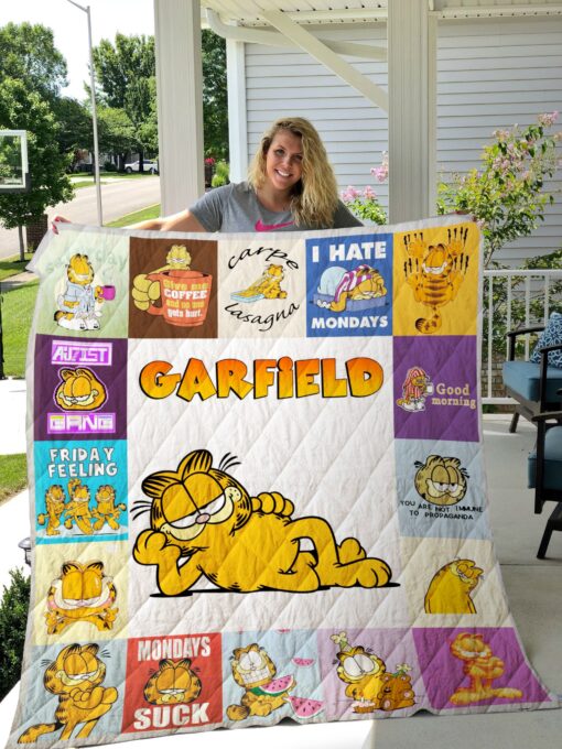 Buy Garfield Quilt Blanket & Quilt Bedding Set - Meteew