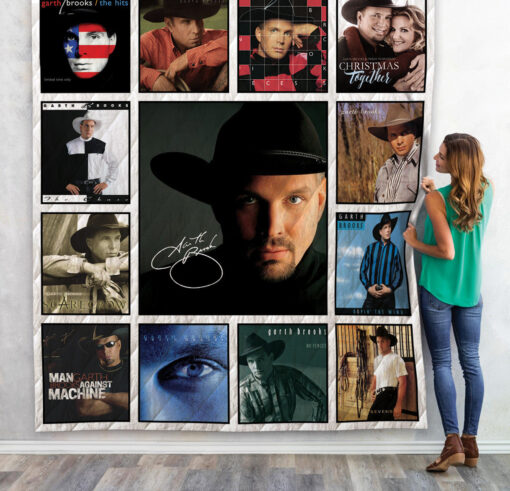 Buy Garth Brooks Albums Quilt Blanket & Quilt Bedding Set 01