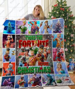 Buy Fortnite Christmas Quilt Blanket & Quilt Bedding Set - Meteew