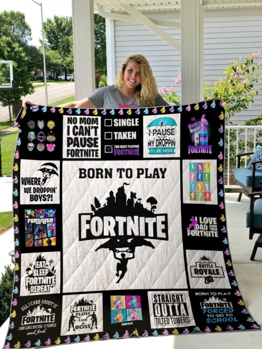 Buy Fortnite Poster Quilt Blanket & Quilt Bedding Set Ver 2