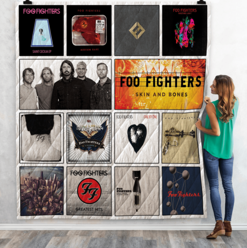 Buy Foo Fighters Albums Quilt Blanket & Quilt Bedding Set New