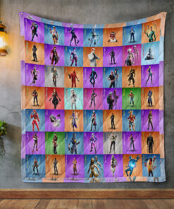 Buy Fortnite Characters Quilt Blanket & Quilt Bedding Set