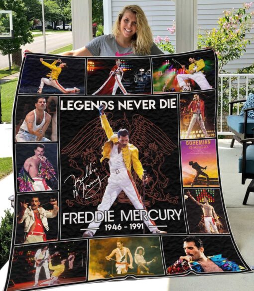 Buy Freddie Mercury Vr1 Quilt Blanket & Quilt Bedding Set