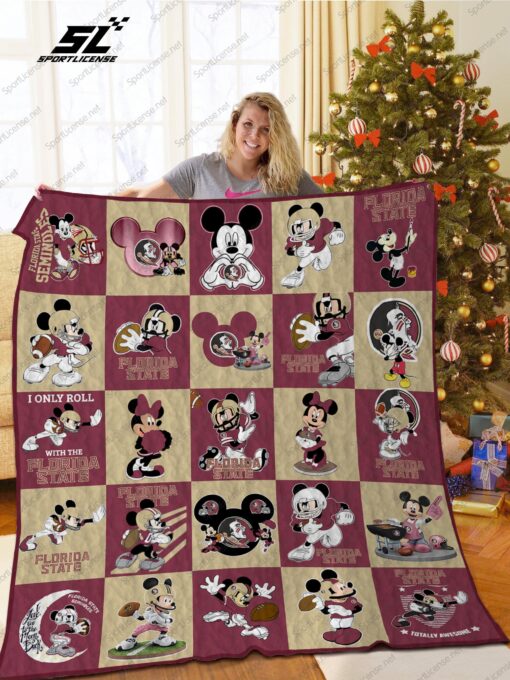 Buy Florida State Seminoles Disney Quilt Blanket & Quilt Bedding Set