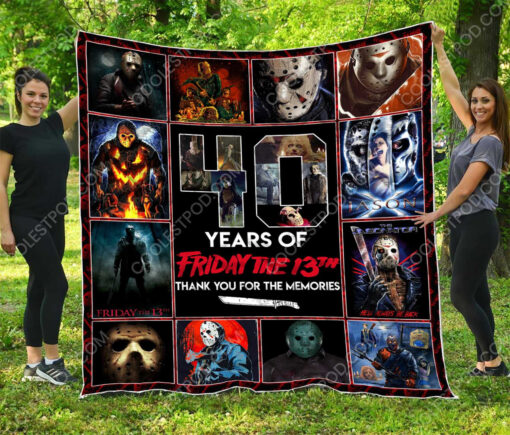 Buy Friday The 13Th 40 Years Quilt Blanket & Quilt Bedding Set