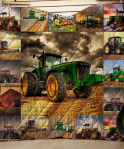 Buy Farmer Tractor Quilt Blanket & Quilt Bedding Set Great Customized Blanket Gifts For Birthday Christmas Thanksgiving