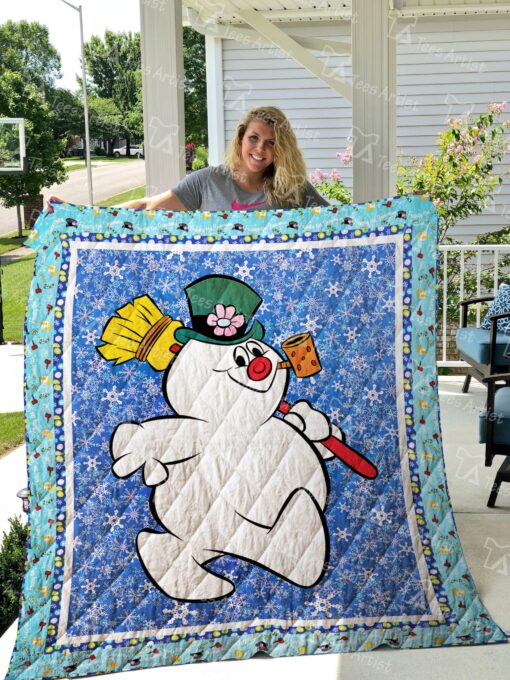 Buy Frosty The Snowman Quilt Blanket & Quilt Bedding Set 01429