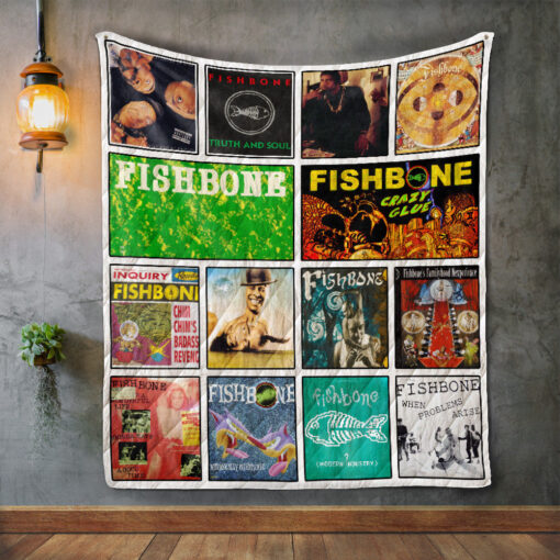 Buy Fishbone Album Covers Quilt Blanket & Quilt Bedding Set