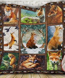 Buy Fox In The Forest Quilt Blanket & Quilt Bedding Set Great Customized Blanket Gifts For Birthday Christmas Thanksgiving