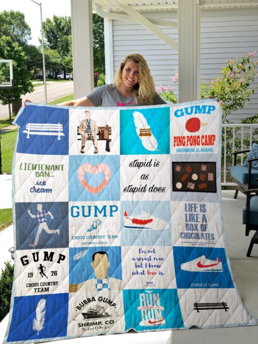 Buy Forrest Gump Quilt Blanket & Quilt Bedding Set For Fans