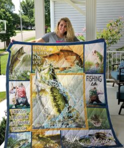 Buy Fishing Fish Is Waiting For You Quilt Blanket & Quilt Bedding Set Great Customized Gifts For Birthday Christmas Thanksgiving Perfect Gifts For Fishing Lover