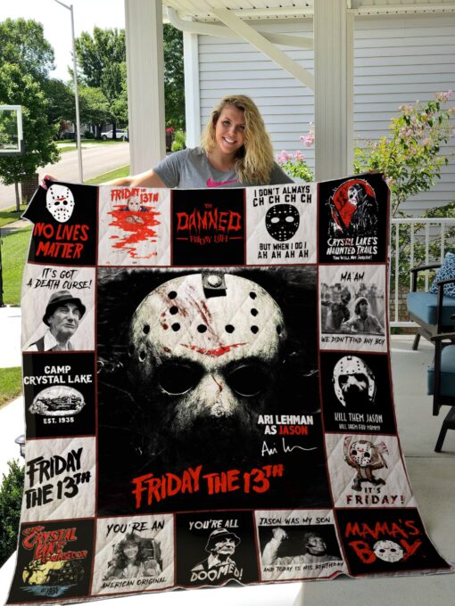 Buy Friday The 13Th Quilt Blanket & Quilt Bedding Set For Fans Ver 17-3