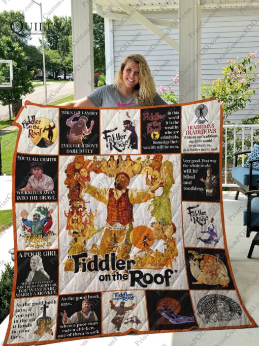 Buy Fiddler On The Roof Quilt Blanket & Quilt Bedding Set For Fans Ver 17