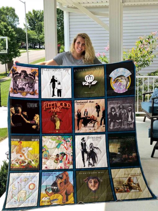 Buy Fleetwood Mac Quilt Blanket & Quilt Bedding Set 01