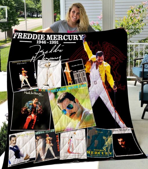 Buy Freddie Mercury Vr1 New Quilt Blanket & Quilt Bedding Set