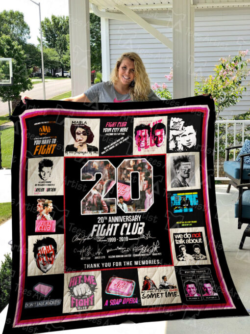 Buy Fight Club Quilt Blanket & Quilt Bedding Set