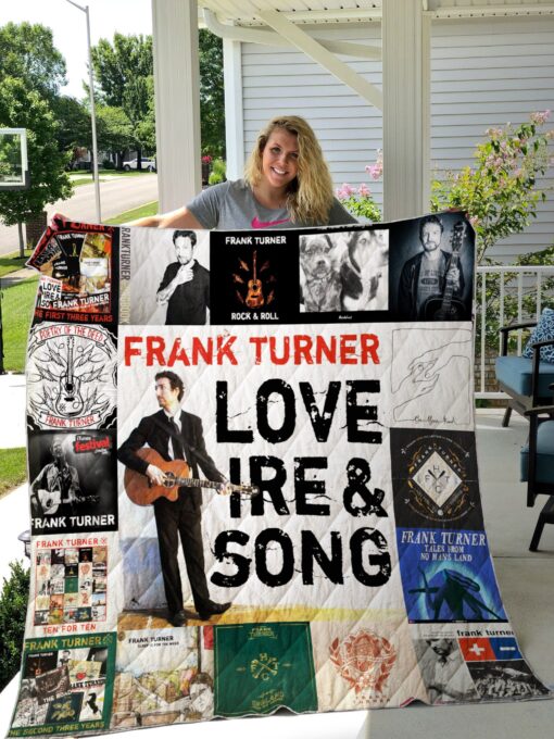 Buy Frank Turner Albums Quilt Blanket & Quilt Bedding Set For Fans Ver 17