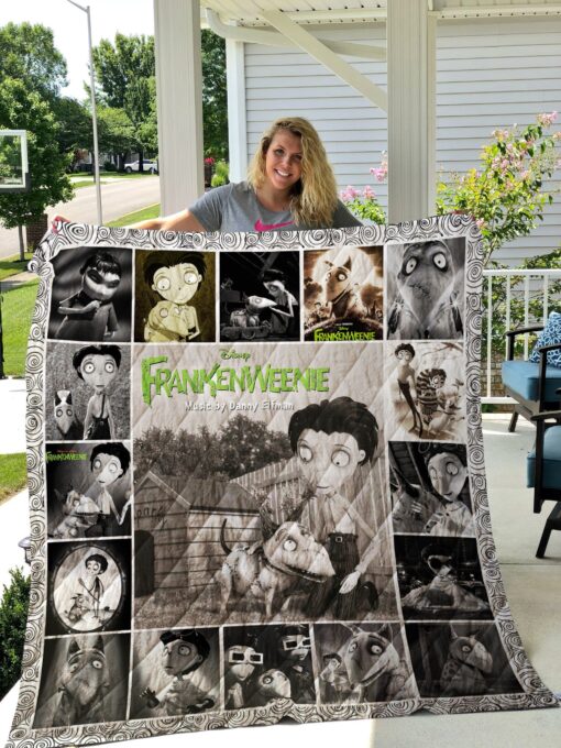 Buy Frankenweenie Poster Quilt Blanket & Quilt Bedding Set