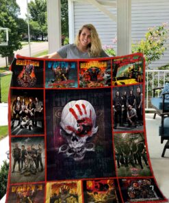 Buy Five Finger Death Punch Quilt Blanket & Quilt Bedding Set 01