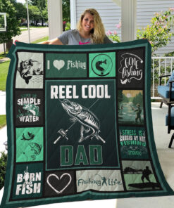 Buy Fishing Dad Born To Fish Quilt Blanket & Quilt Bedding Set Great Customized Gifts For Birthday Christmas Thanksgiving Father'S Day Perfect Gifts For Fishing Lover