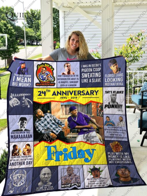 Buy Friday (1995 Movie) 24Th Anniversary Quilt Blanket & Quilt Bedding Set For Fans Ver 17