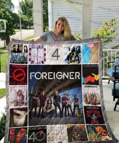 Buy Foreigner Albums Cover Poster Quilt Blanket & Quilt Bedding Set