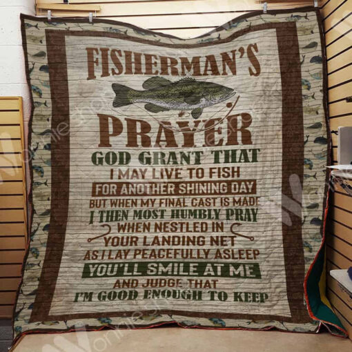 Buy Fishing My Final Cast Is Made Quilt Blanket & Quilt Bedding Set Great Customized Gifts For Birthday Christmas Thanksgiving Perfect Gifts For Fishing Lover