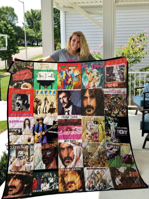 Buy Frank Zappa Quilt Blanket & Quilt Bedding Set - Meteew