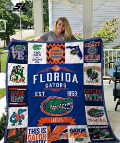 Buy Florida Gators Quilt Blanket & Quilt Bedding Set 02