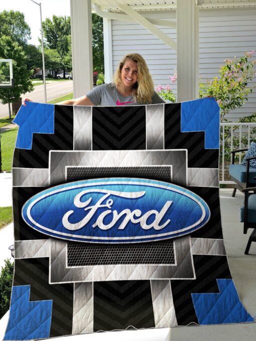 Buy Ford Auto Logo Quilt Blanket & Quilt Bedding Set