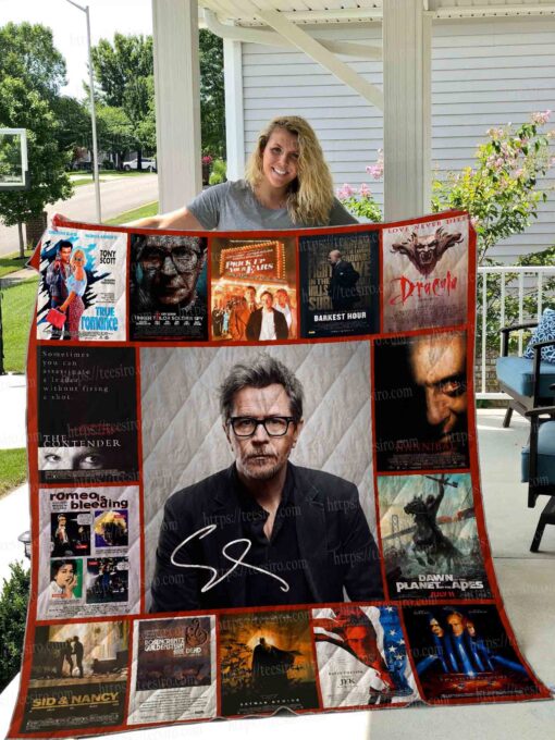 Buy Gary Oldman Quilt Blanket & Quilt Bedding Set 01