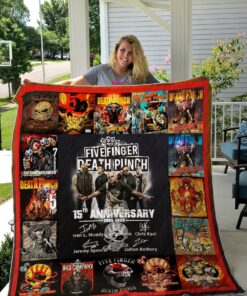 Buy Five Finger Death Punch Anniversary Quilt Blanket & Quilt Bedding Set