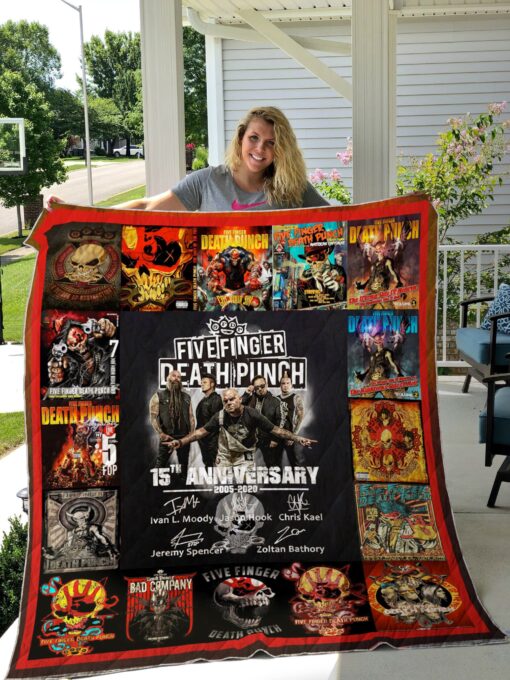 Buy Five Finger Death Punch Anniversary Quilt Blanket & Quilt Bedding Set