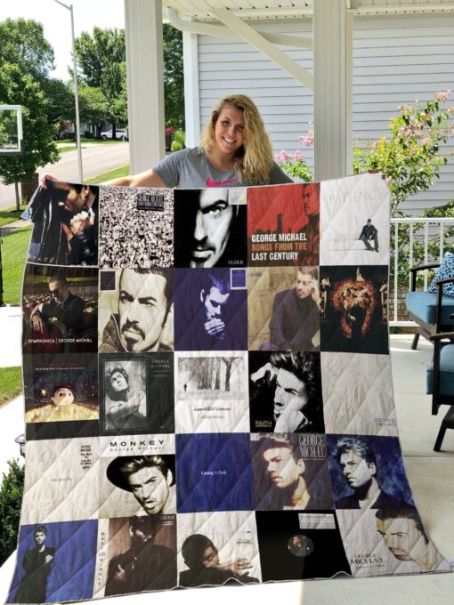 Buy George Michael Quilt Blanket & Quilt Bedding Set - Meteew