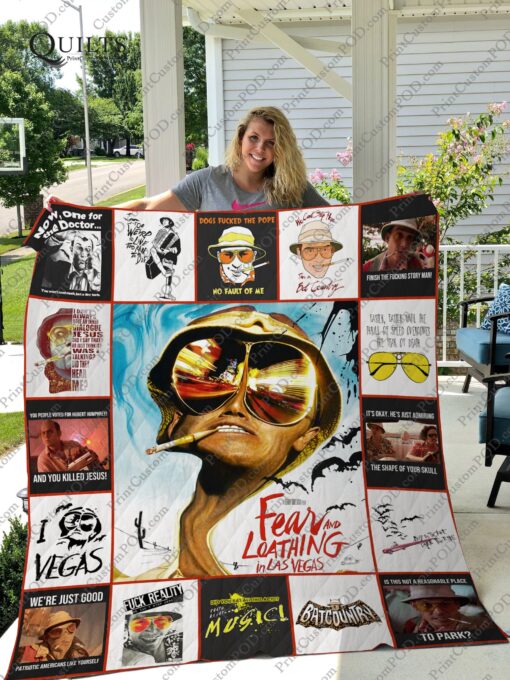 Buy Fear And Loathing In Las Vegas Quilt Blanket & Quilt Bedding Set Great Customized Blanket Gifts For Birthday Christmas Thanksgiving