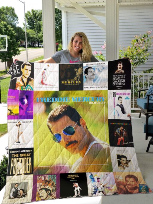 Buy Freddie Mercury Albums Quilt Blanket & Quilt Bedding Set For Fans Ver 17