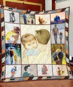 Buy Father And Daughter Best Friends For Life Quilt Blanket & Quilt Bedding Set Great Customized Blanket Gifts For Birthday Christmas Thanksgiving