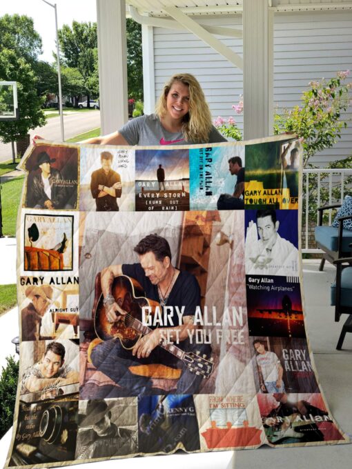 Buy Gary Allan Quilt Blanket & Quilt Bedding Set For Fans Ver 17