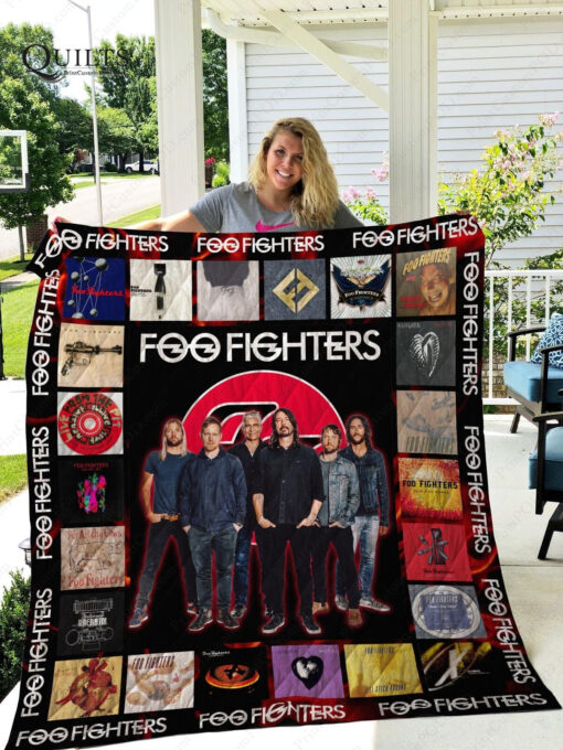 Buy Foo Fighters Band Quilt Blanket & Quilt Bedding Set Gifts For Fans Birthday Christmas